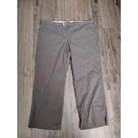 Lane Bryant Pants Women's Plus Size 22 Petite Brown Dress Stretch - Picture 1 of 4